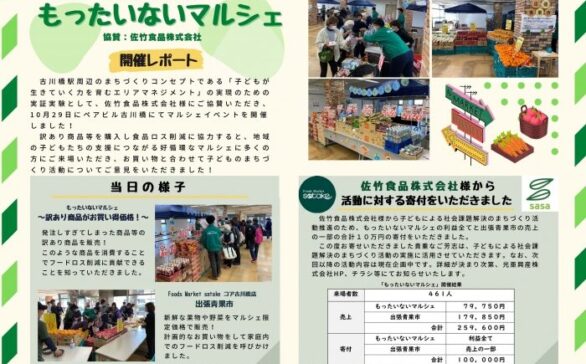 【活動レポート】「もったいないマルシェ」を開催しました